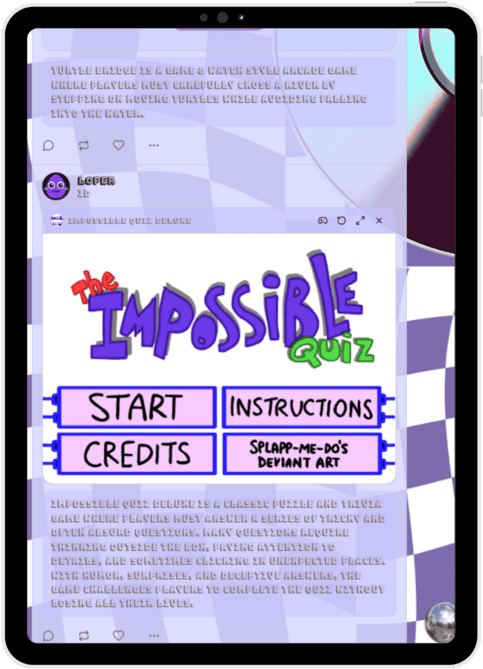 Impossible theme
